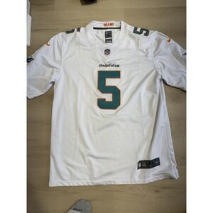 Miami Dolphins Jersey Men's XL White Jalen Ramsey #5 Nike NFL Football